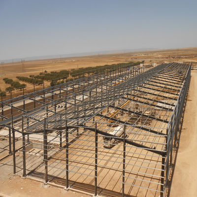 Hi-Q Solid Prefabricated Steel Frame Workshop Stal nierdzewna