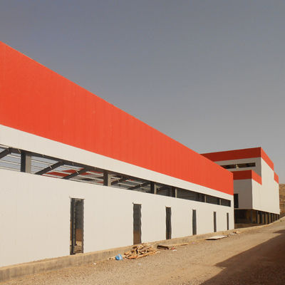 Hi-Q Solid Prefabricated Steel Frame Workshop Stal nierdzewna