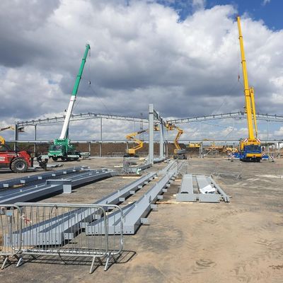 Prefabrykowana konstrukcja stalowa Skład Q345 Budynki stalowe Skład