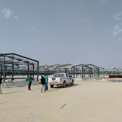 ODM Prefab Metal Warehouse Inteligentny stalowy ramy kurczak