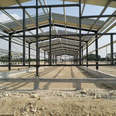 ODM Prefab Metal Warehouse Inteligentny stalowy ramy kurczak
