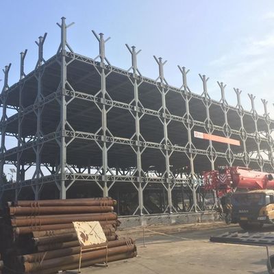 Odporne na trzęsienia ziemi prefabrykowane metalowe budynki stalowe OEM