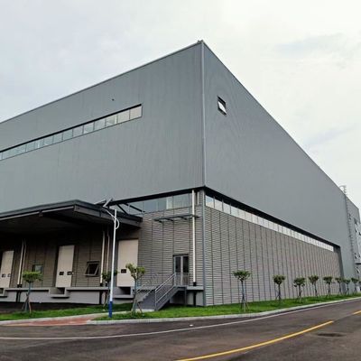 Wielofunkcyjne budynki magazynowe metalowe Prefabrykowane Z Purlin