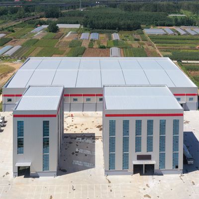 ASTM Structure Steel Warehouse Isolation Noise Prefab Steel Warehouse Wypracowany magazyn stalowy