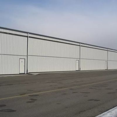 ODM Hangar stalowy konstrukcyjny Modularny odporny na korozję Hangar prefabrykowany na samoloty