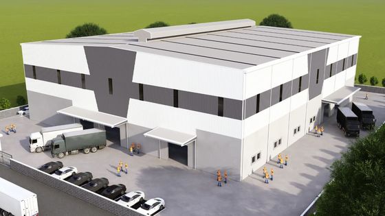 Modułowe konstrukcje stalowe Hanger wysokiej intensywności OEM konstrukcje stalowe