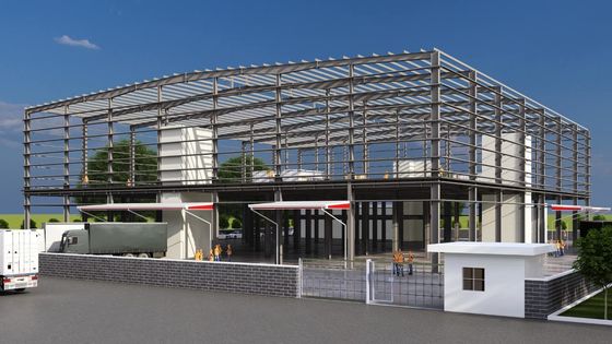 Modułowe konstrukcje stalowe Hanger wysokiej intensywności OEM konstrukcje stalowe