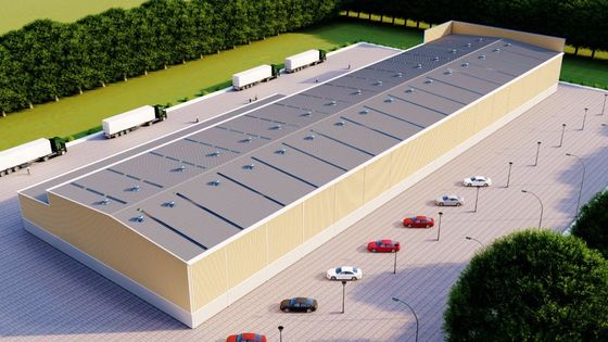 Modułowe konstrukcje stalowe Hanger wysokiej intensywności OEM konstrukcje stalowe