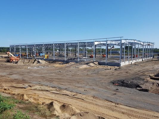 Galwanizowane metalowe budynki warsztaty konstrukcja stalowa certyfikat ISO