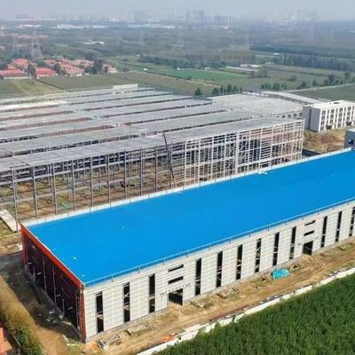Odporny na korozję prefabrykowany budynek magazynowy z metalu OEM z ramą portalu