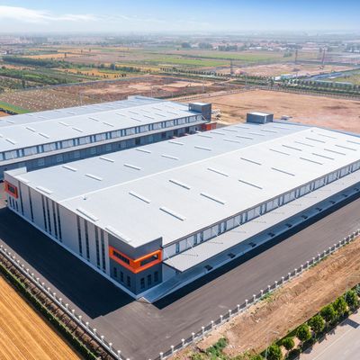 SGS Steel Structure Warehouse Niestandardowy prefabrykowany budynek magazynu