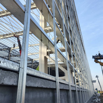 Prefabrykowane budynki warsztatowe ze stalowej konstrukcji z elementami stalowymi w kształcie litery H​