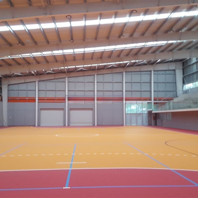 Galwanizowana konstrukcja stalowa Stadion prefabrykowany Kolorowy do ćwiczeń