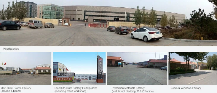 Q235B Prefabrykowane budynki stalowe Certyfikat SGS dla warsztatów 3